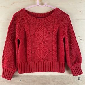 Baby Gap Red Knit Sweater